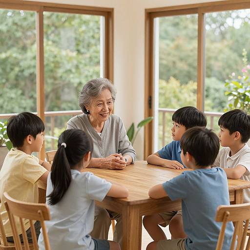 Elderly Woman Sharing Warm Smile