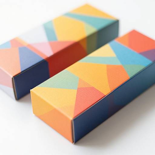 Modern Geometric Folded Packaging Design