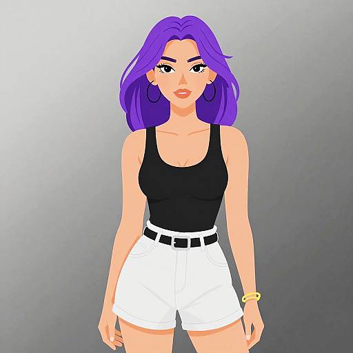 Stylish Woman in Casual Outfit