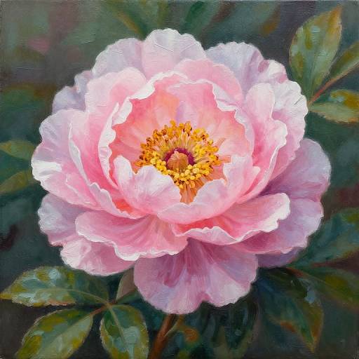 Flower Painting Inspired by Carolyn Shireman