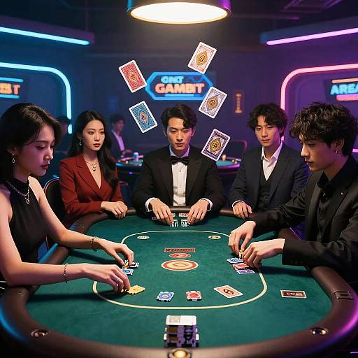 Futuristic Casino Poker Game