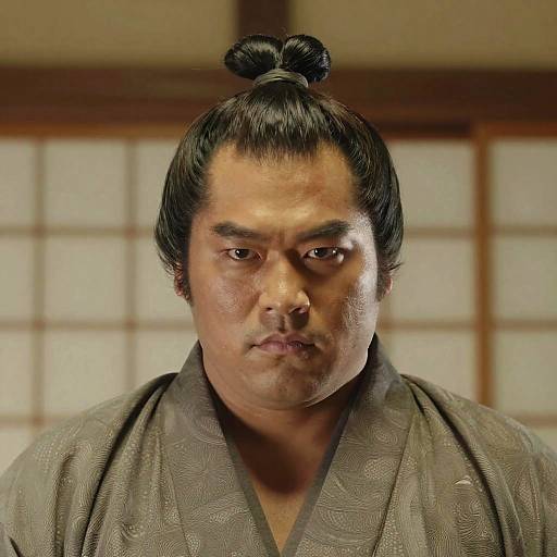 Hyper-Realistic Sumo Wrestler Portrait