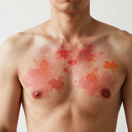 Abstract Digital Art of Skin Disease