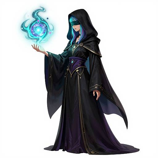 Dark Gothic Cosmic Magic Character Sheet