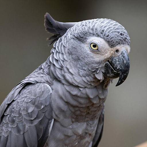 Close-up of Grey Cockatoo