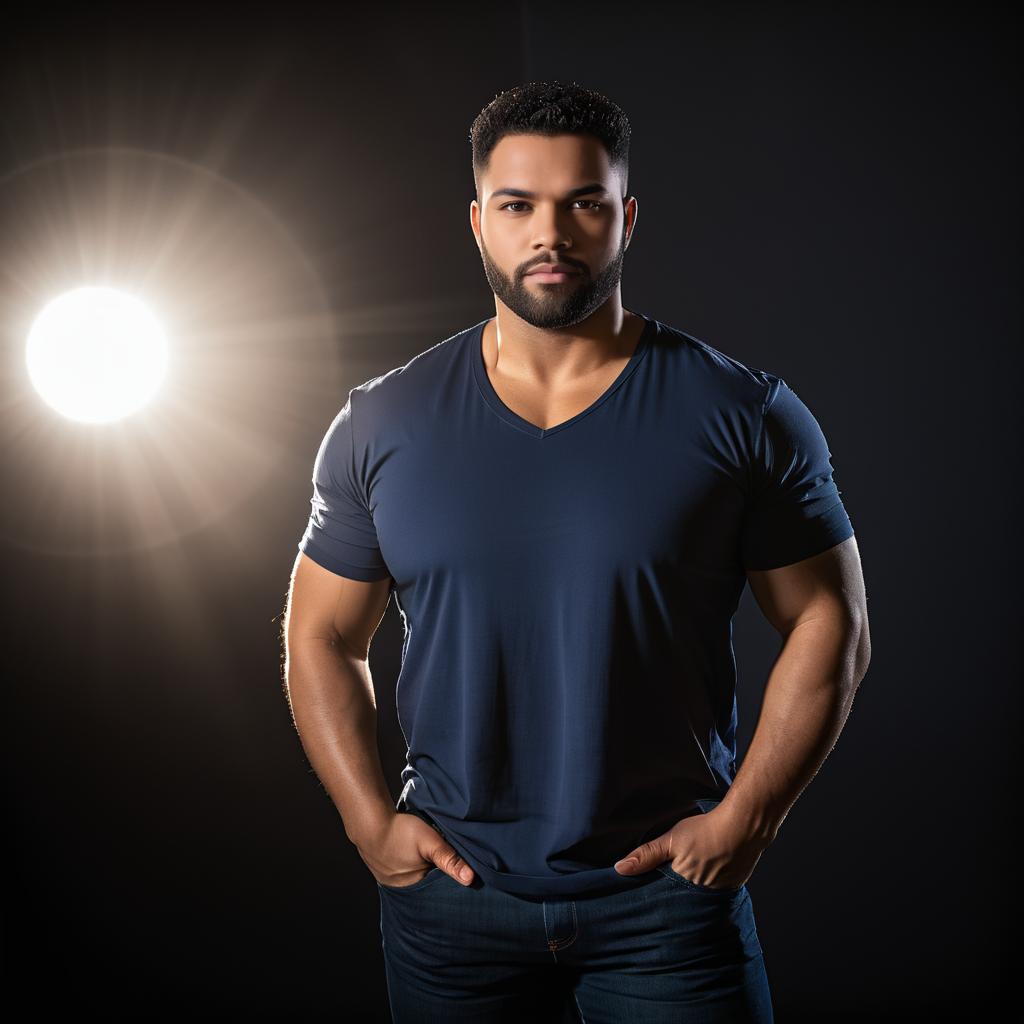 Dramatic Studio Portrait of a Physique