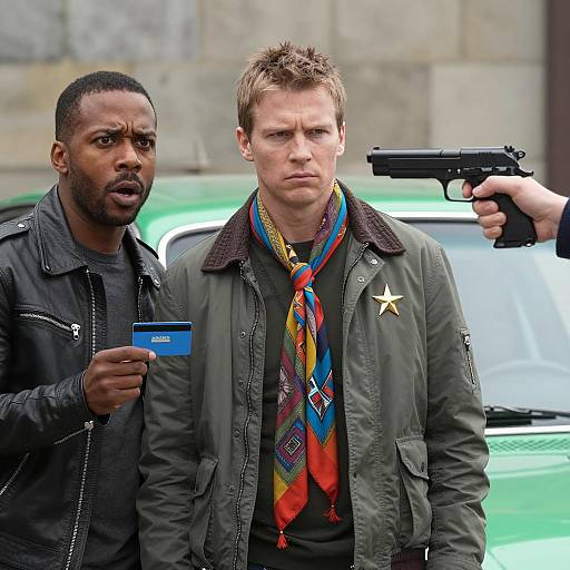 Dramatic Encounter with Tension and Surprise