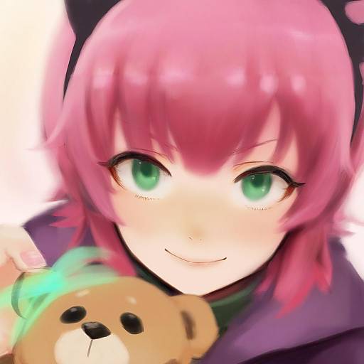 Illustration of Annie (league of legends), league of legends in the style of Hotate-chan