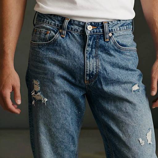Ryan Gosling Vintage Denim Close-Up
