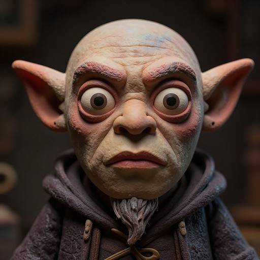 Highly Detailed Goblin Sorcerer Diorama