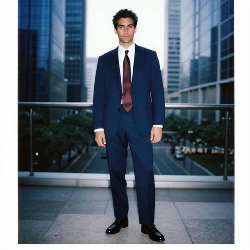 Confident Man in Tailored Suit