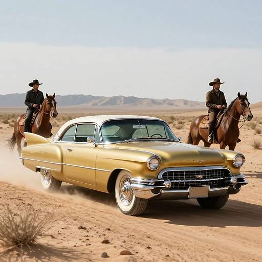 Vintage Cadillac Meets Wild Frontier