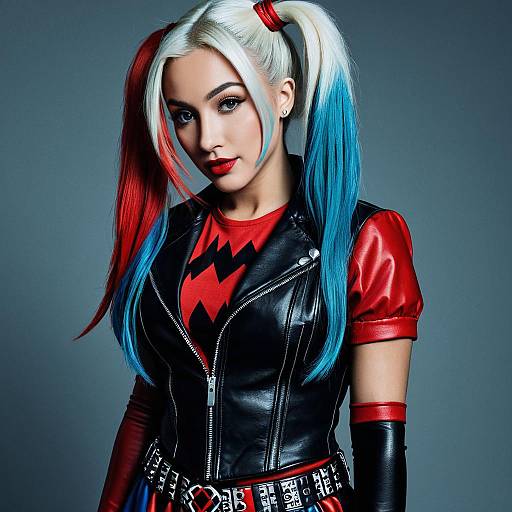 Harley Quinn Inspired Fashion Portrait