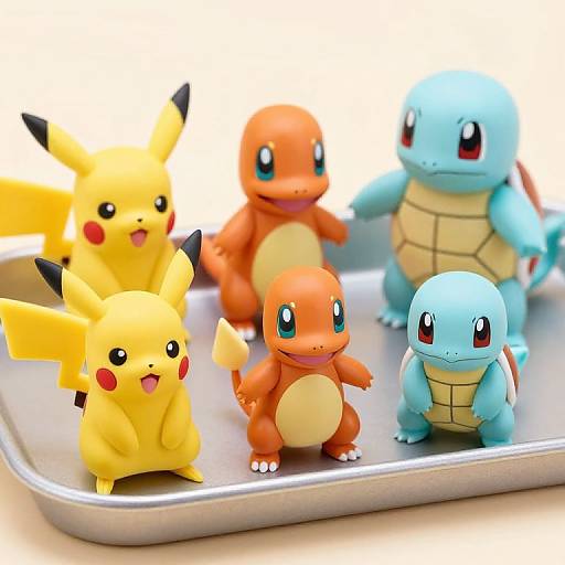 Cute Marzipan Pokemon Figurines