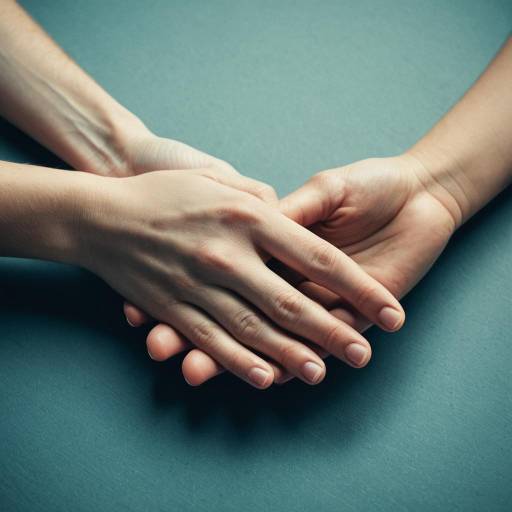 Hands Holding in Compassionate Gesture