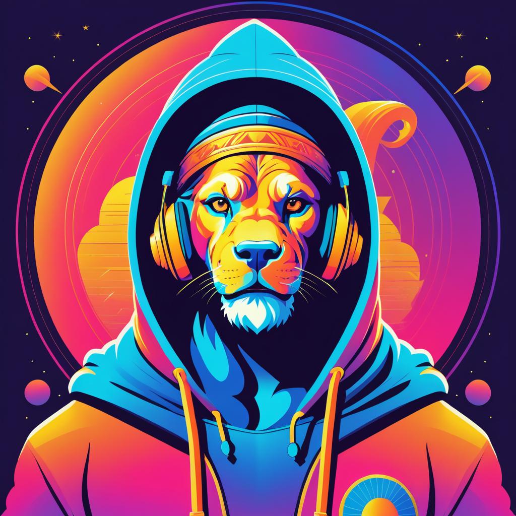 Retro Hanuman Hoodie T-Shirt Design