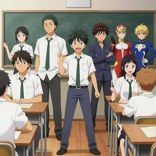 MHA Background Characters in Classroom
