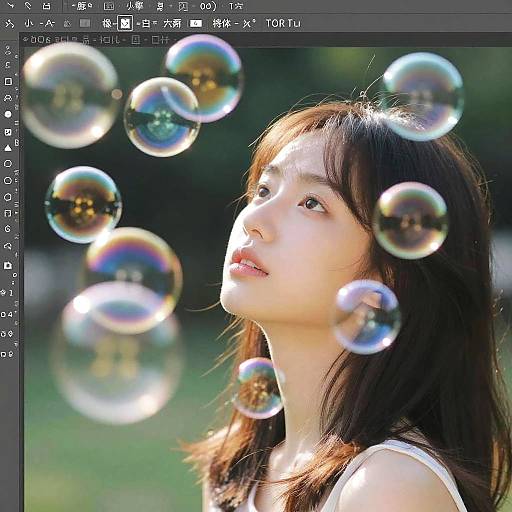 Adding Vibrant Bubbles to Photos