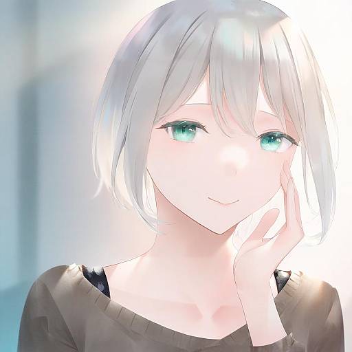 Illustration of Aoba moca, bang dream! in the style of Sousou (sousouworks)