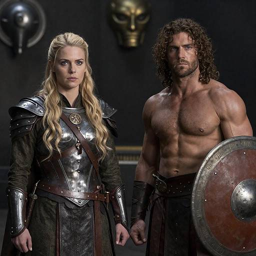 Ancient Warriors in Dynamic Standoff