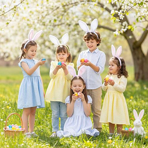 Easter Meadow Kids Photoshoot