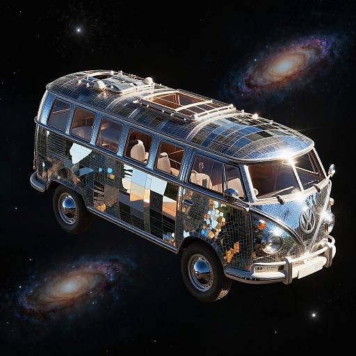 Crystalline Oort Cloud Habitat with VW Bus