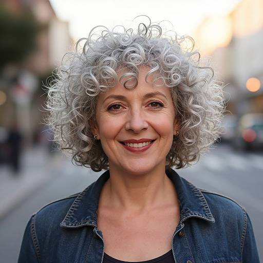 Empowering Silver Curls Over 50