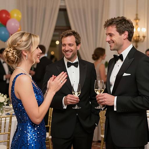 Festive Indoor Celebration with Friends