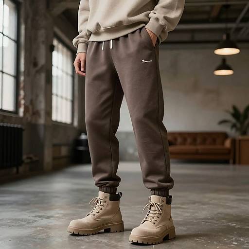 Fashion-Forward Joggers in Vintage Loft