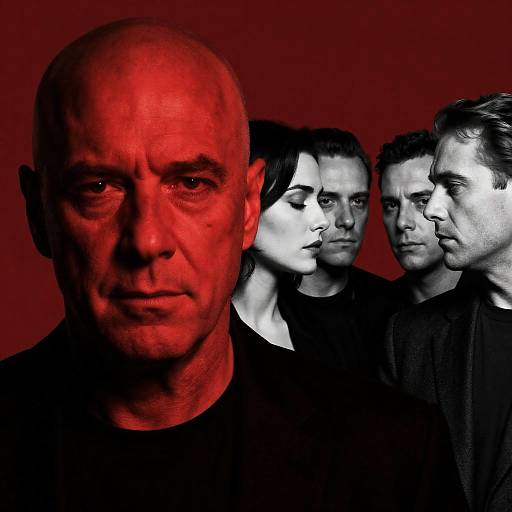 Intense Film Poster with Bold Imagery