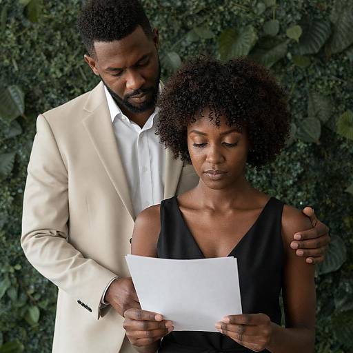 Intimate Portrait of a Couple Outdoors