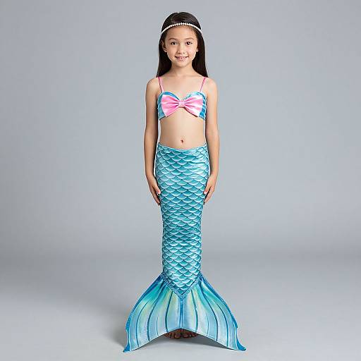 Mermaid Tail Birthday Party Costume