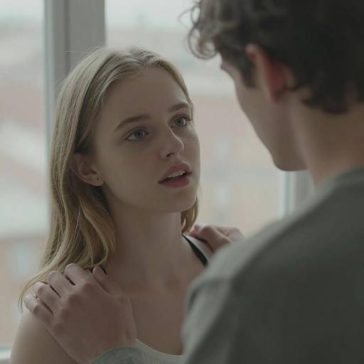 Intimate Moment in a City Setting