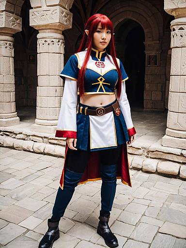 Cosplay photo of hapi (fire emblem). Costume clothes