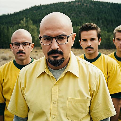 Walter White Inspired Outdoor Scene