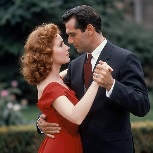 Romantic Dance in a Lush Garden