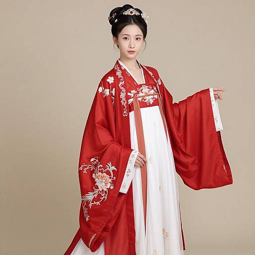 Elegant Linglu Embroidered Hanfu Outfit