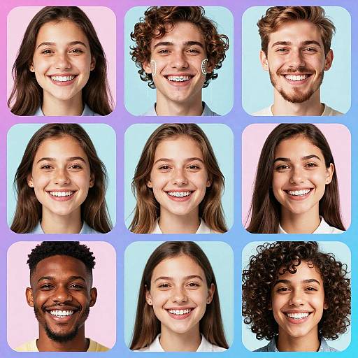 Braces Simulator with Diverse Young Adults