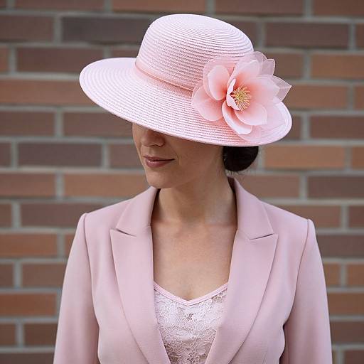 Elegant Woman in Pink Fashion