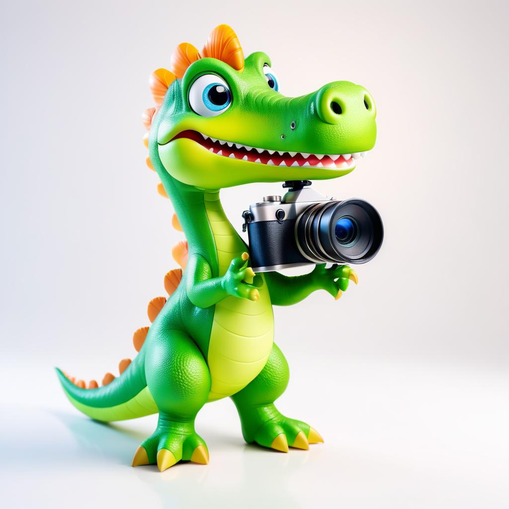 DreamWorks Dinosaur Photographer Collectible Art