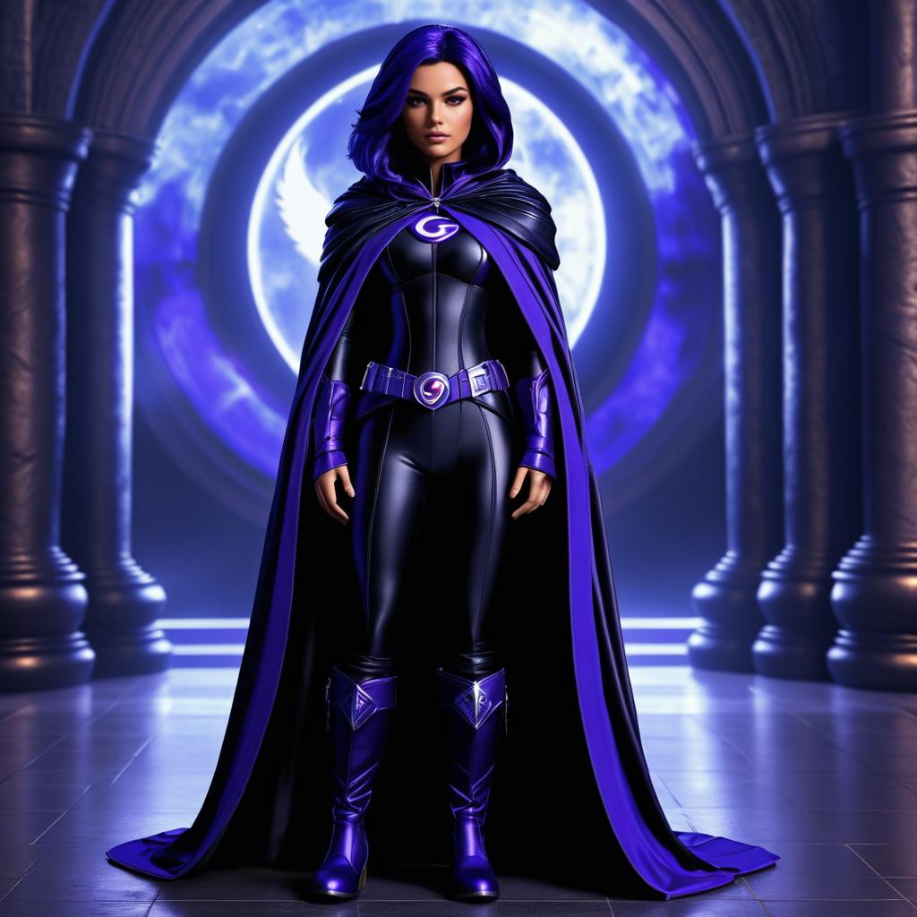 Photorealistic Raven from Teen Titans