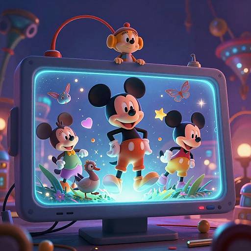Magical Disney AI Concept Art