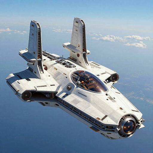 Futuristic Spaceship Inspired by Barlowe & McQuarrie