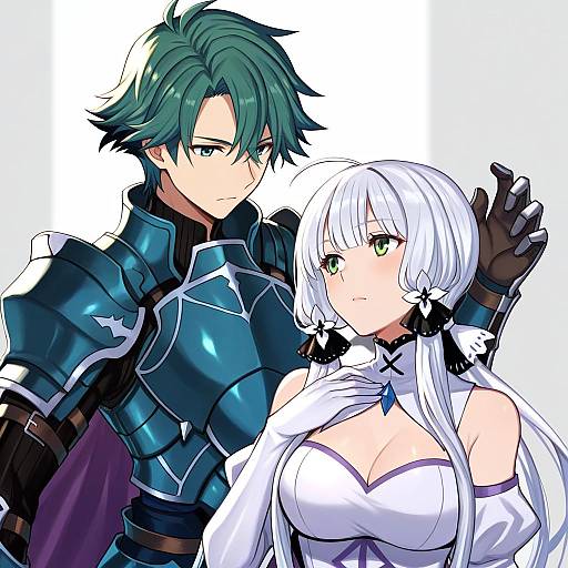 Illustration of Alm (fire emblem), fire emblem in the style of Aoki shizumi