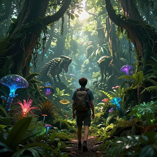 Fortnite in Alien Jungle Adventure