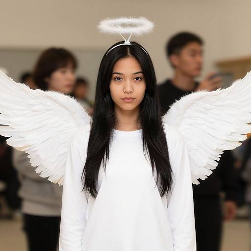 Realistic Angel Costume Portrait