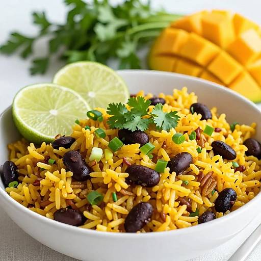Vibrant Spanish Rice and Black Beans