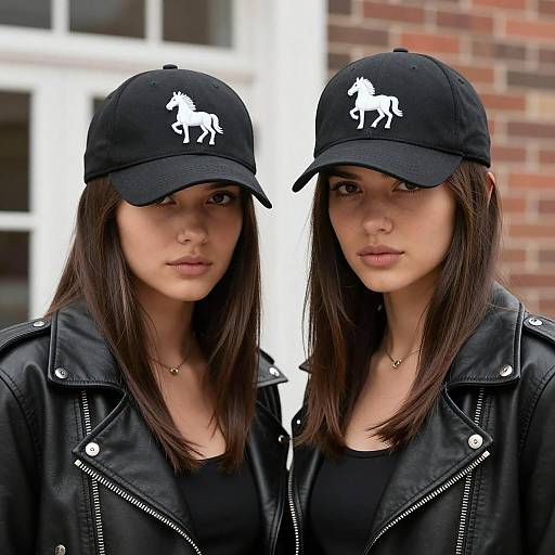 Stylish Women in Urban Setting