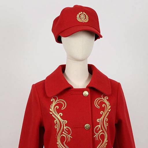 Mannequin in Red Coat and Hat