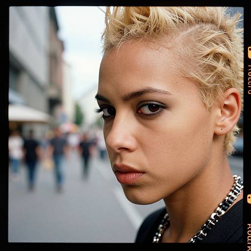 Chiaroscuro Punk Portrait in Berlin